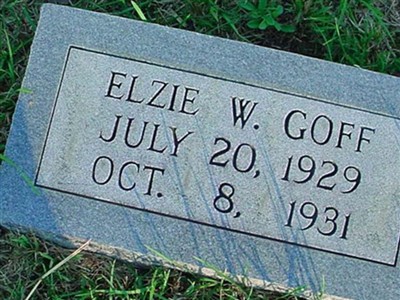 Elzie W. Goff on Sysoon