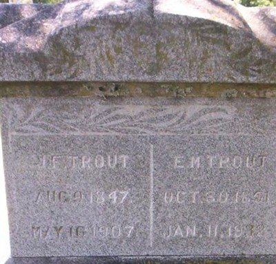 E M Trout on Sysoon