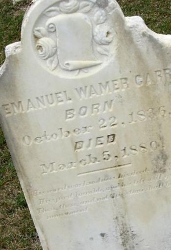 Emanuel Wamer Carr on Sysoon