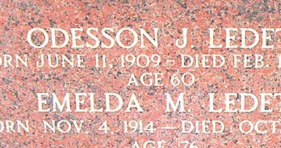 Emelda M Ledet on Sysoon