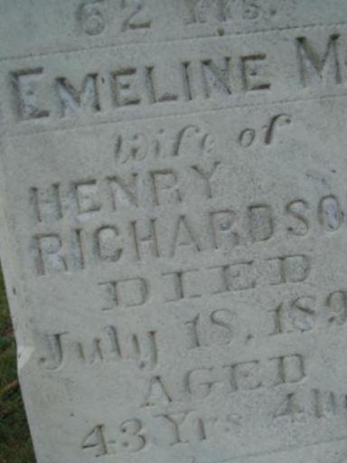 Emeline M. Richardson on Sysoon