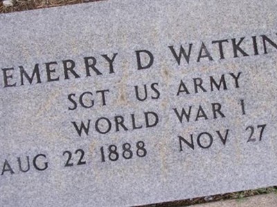 Emerry D. Watkins on Sysoon