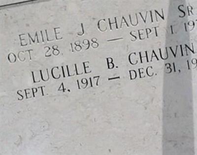 Emile J. Chauvin, Sr on Sysoon