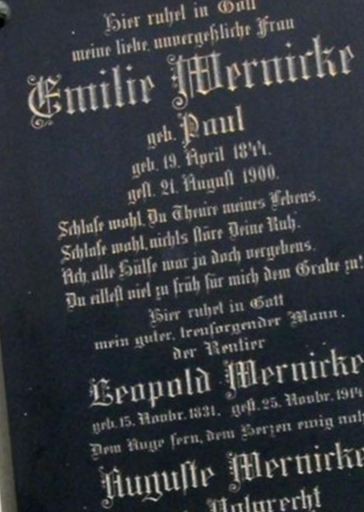 Emilie Paul Wernicke on Sysoon