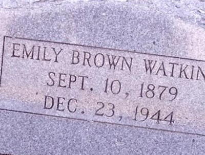 Emily Brown Watkins on Sysoon