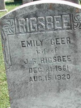 Emily Geer Rigsbee on Sysoon