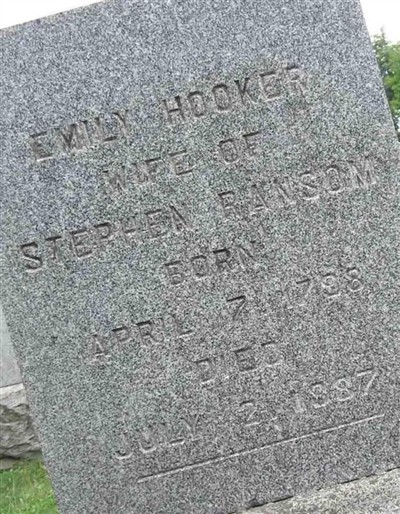 Emily Hooker Ransom on Sysoon