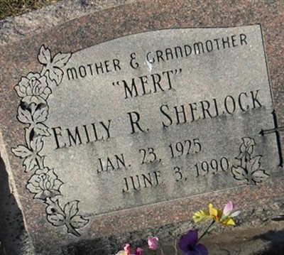 Emily R. "Mert" Sherlock on Sysoon