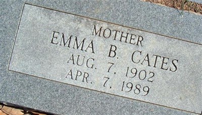 Emma Bertie Williams Cates on Sysoon