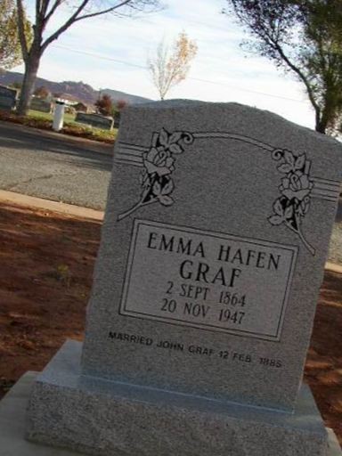 Emma Hafen Graf on Sysoon