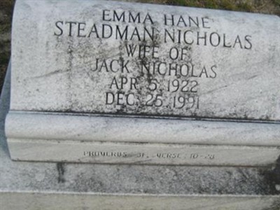Emma Hane Steadman Nicholas on Sysoon