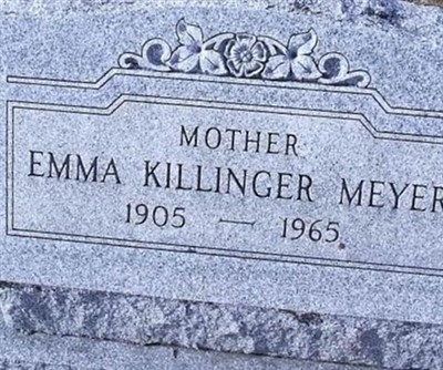 Emma Killinger Meyer on Sysoon