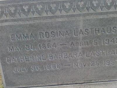 Emma Rosina Lasthaus on Sysoon