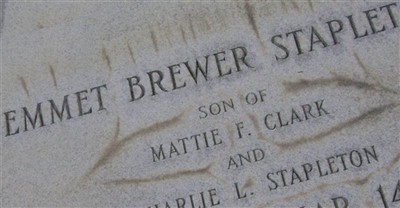 Emmet Brewer Stapleton on Sysoon
