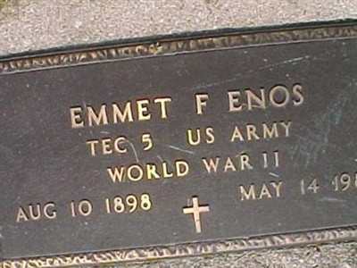 Emmet F Enos on Sysoon