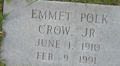 Emmet Polk Crow, Jr on Sysoon