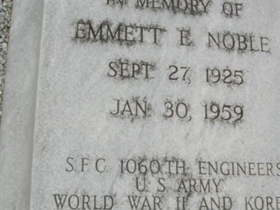 Emmett Eugene Noble on Sysoon