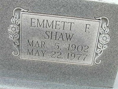Emmett F. Shaw on Sysoon
