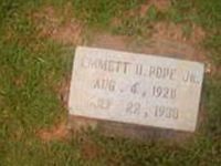 Emmett H Pope, Jr on Sysoon