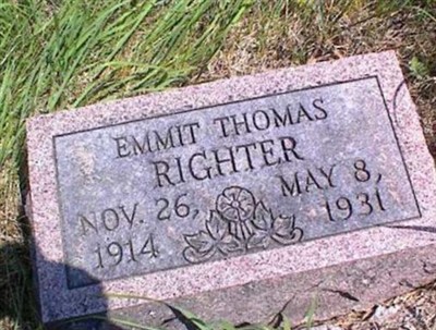 Emmit Thomas Righter on Sysoon