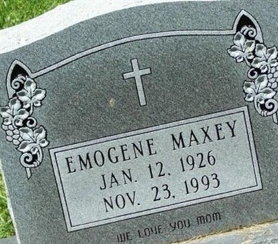 Emogene Maxey on Sysoon