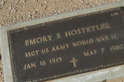 Emory S. Hostetler on Sysoon
