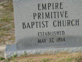 Empire Primitive Baptist Church Cemetery on Sysoon