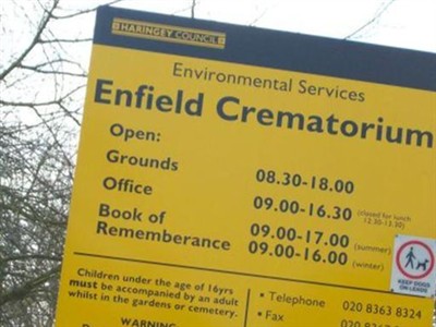 Enfield Crematorium on Sysoon
