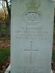 Chief Engineer Officer Albert A Daubney on Sysoon