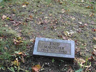 Enid Maunder on Sysoon