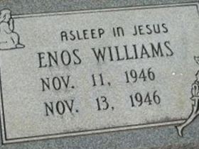 Enos Williams on Sysoon