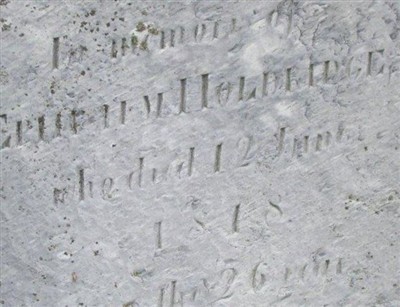 Ephraim Holdridge on Sysoon