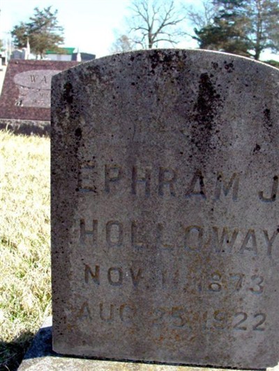 Ephram J. Holloway on Sysoon
