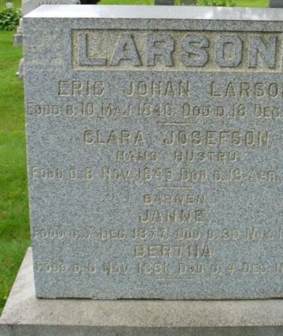 Eric Johan Larson on Sysoon