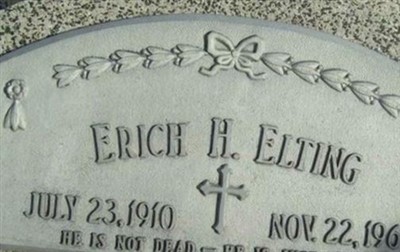 Erich H. Elting on Sysoon