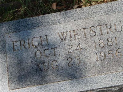 Erich Wietstruck on Sysoon