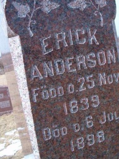 Erick Anderson on Sysoon