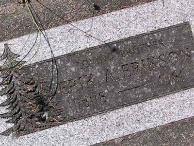 Erik A. Erikson on Sysoon