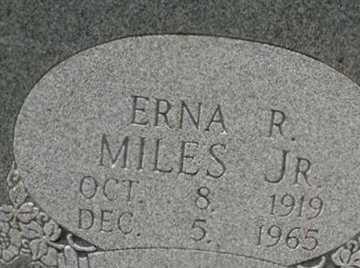 Erna Rothchild Miles, Jr on Sysoon