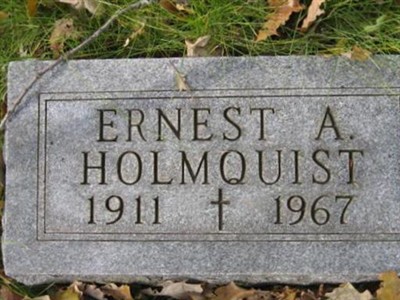 Ernest A. Holmquist on Sysoon