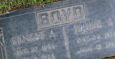 Ernest Alvin Boyd on Sysoon