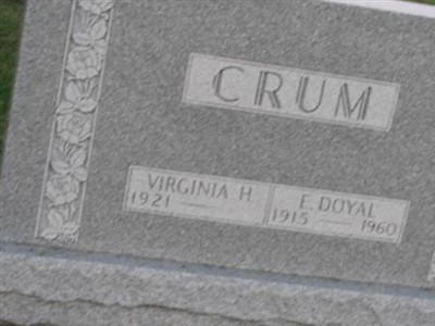 Ernest Doyal Crum on Sysoon