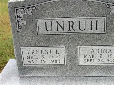 Ernest E Unruh on Sysoon