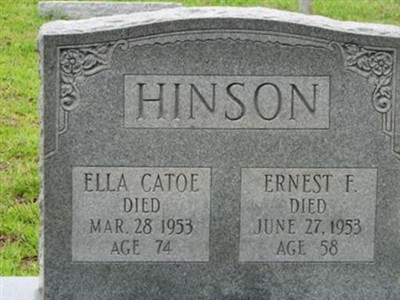 Ernest F. Hinson on Sysoon