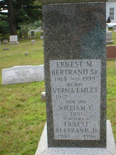 Ernest M Bertrand, Sr on Sysoon