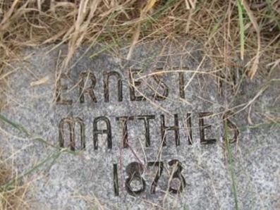 Ernest Matthies on Sysoon