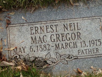 Ernest Neil MacGregor on Sysoon