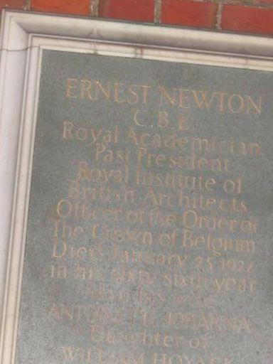 Ernest Newton on Sysoon