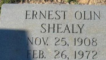 Ernest Olin Shealy on Sysoon