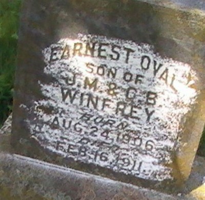 Ernest Oval Winfrey on Sysoon